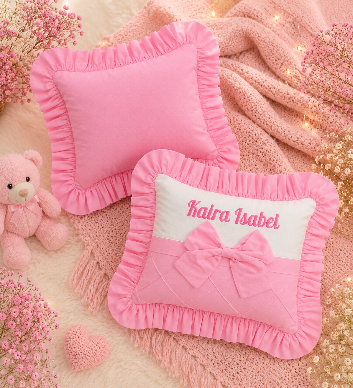 Almohada/Cojín para bebé / Niña