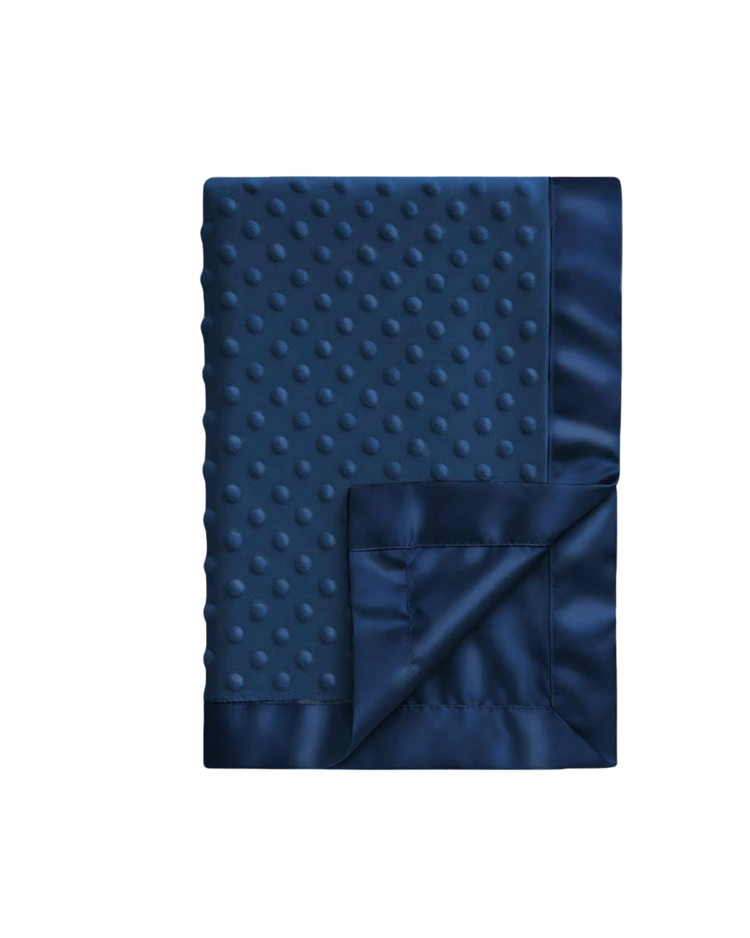 Manta / Cobija Azul Marino Suave con Puntos para Niño